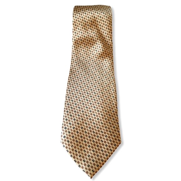 🌞3/25 Executive Division | Men's Tie Cream Brown - Picture 2 of 4